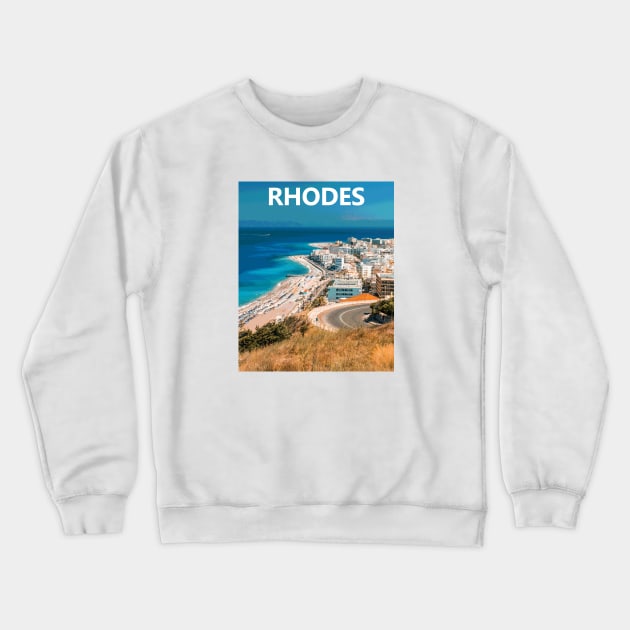 Rhodes Crewneck Sweatshirt by greekcorner